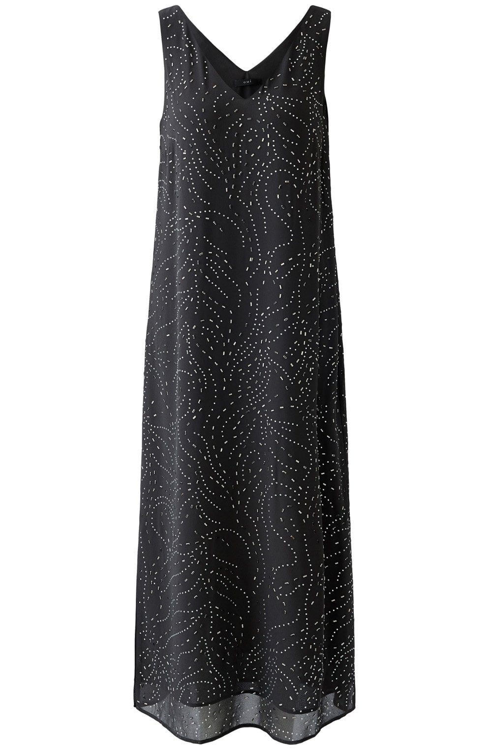 Espresso Grey Beaded Dress