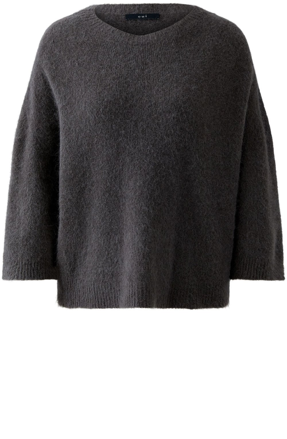 Espresso Grey Seamless Relaxed Jumper
