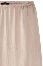 Feather Grey Satin Midi Skirt