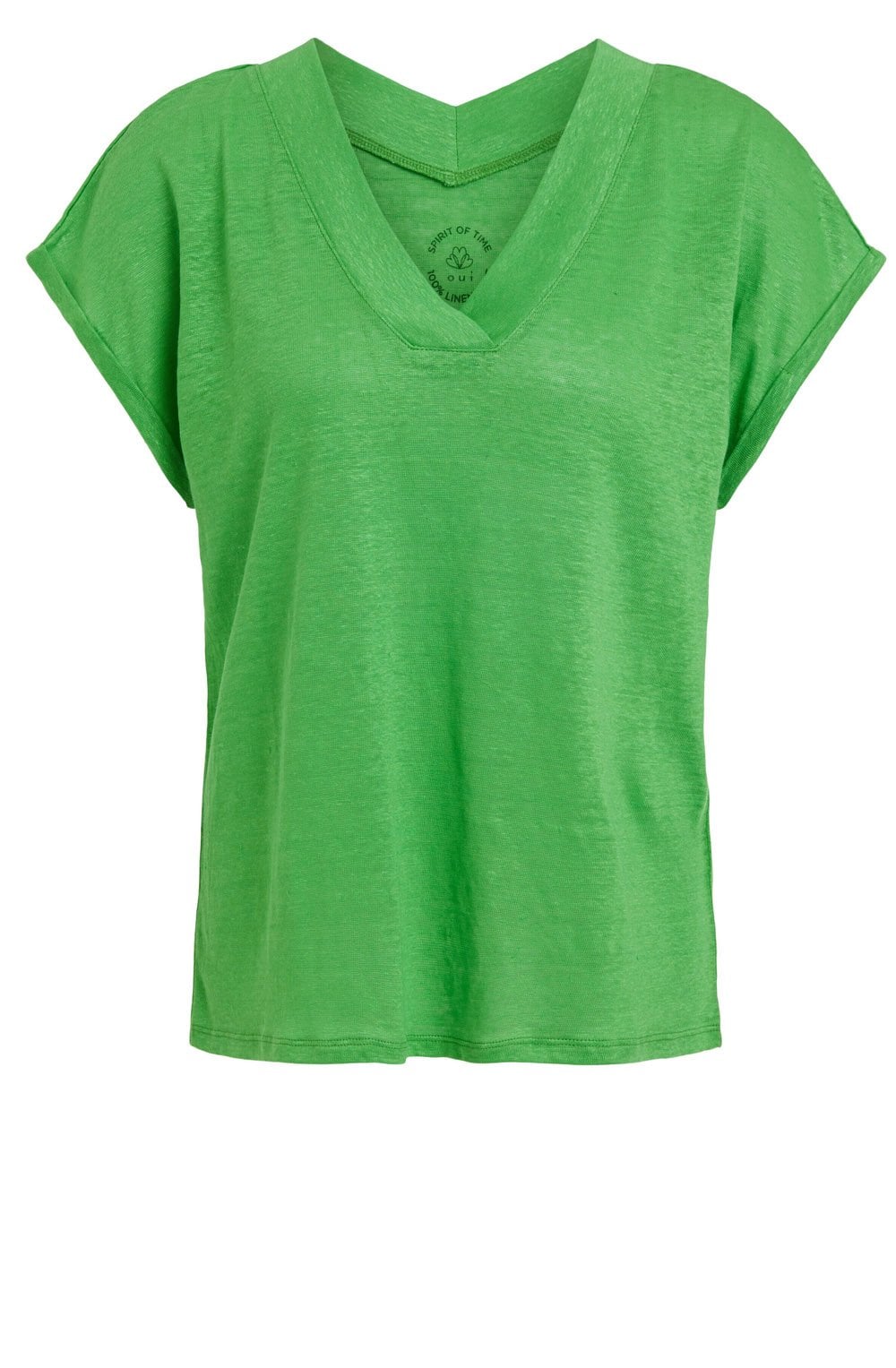 Fern Green Linen T shirt