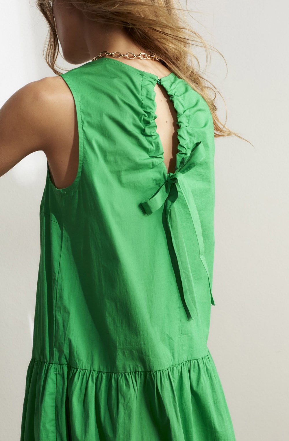 Fern Green Tiered Maxi Dress