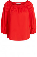Fiery Red Blouse