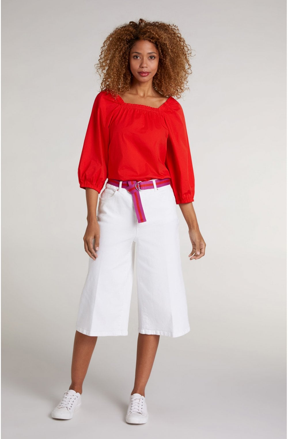 Fiery Red Blouse