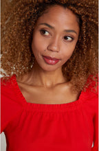 Fiery Red Blouse