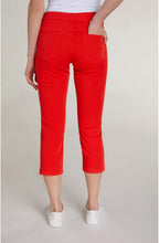 Fiery Red Cropped Trousers