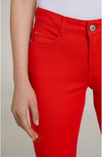 Fiery Red Cropped Trousers