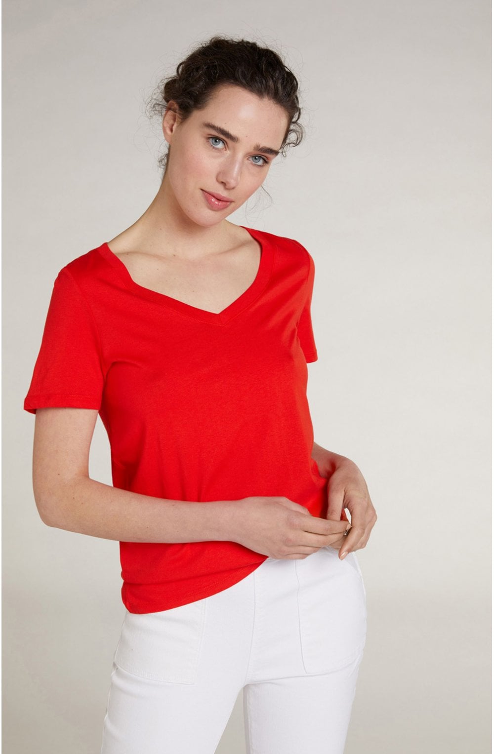 Fiery Red Jersey T Shirt