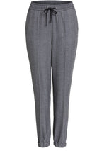 Fine Herringbone Print Trousers