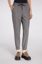 Fine Herringbone Print Trousers