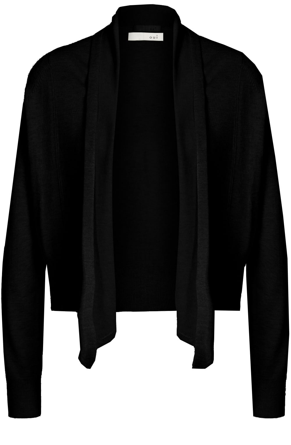 Fine knit Black dress Cardigan