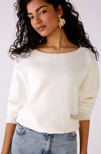 Fine Knit Jumper with Delicate Checked Back Design