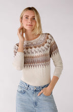 Fine Knit Norwegian Look Jumper