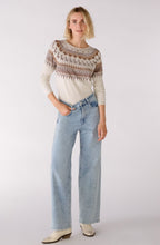 Fine Knit Norwegian Look Jumper
