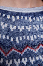 Fine Knit Patterned Panel Jumper