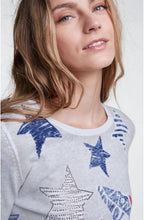 Fine Knit Star Design Jumper
