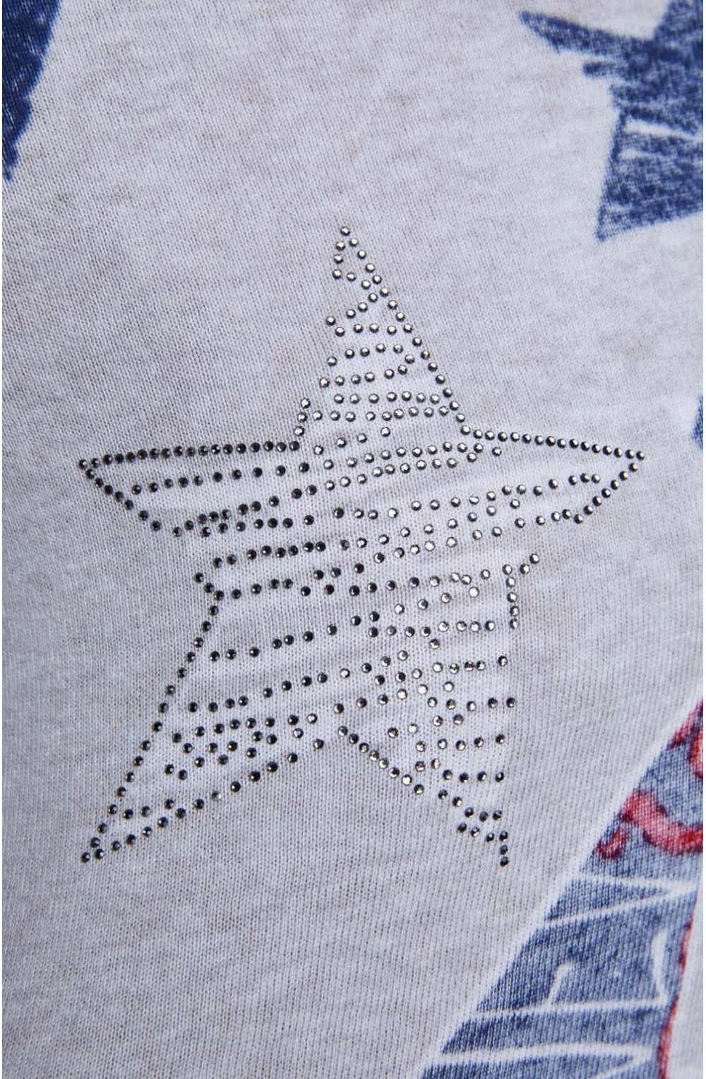 Fine Knit Star Design Jumper