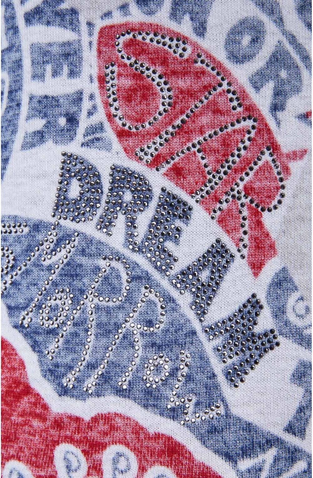 Fine Knit Star Design Jumper