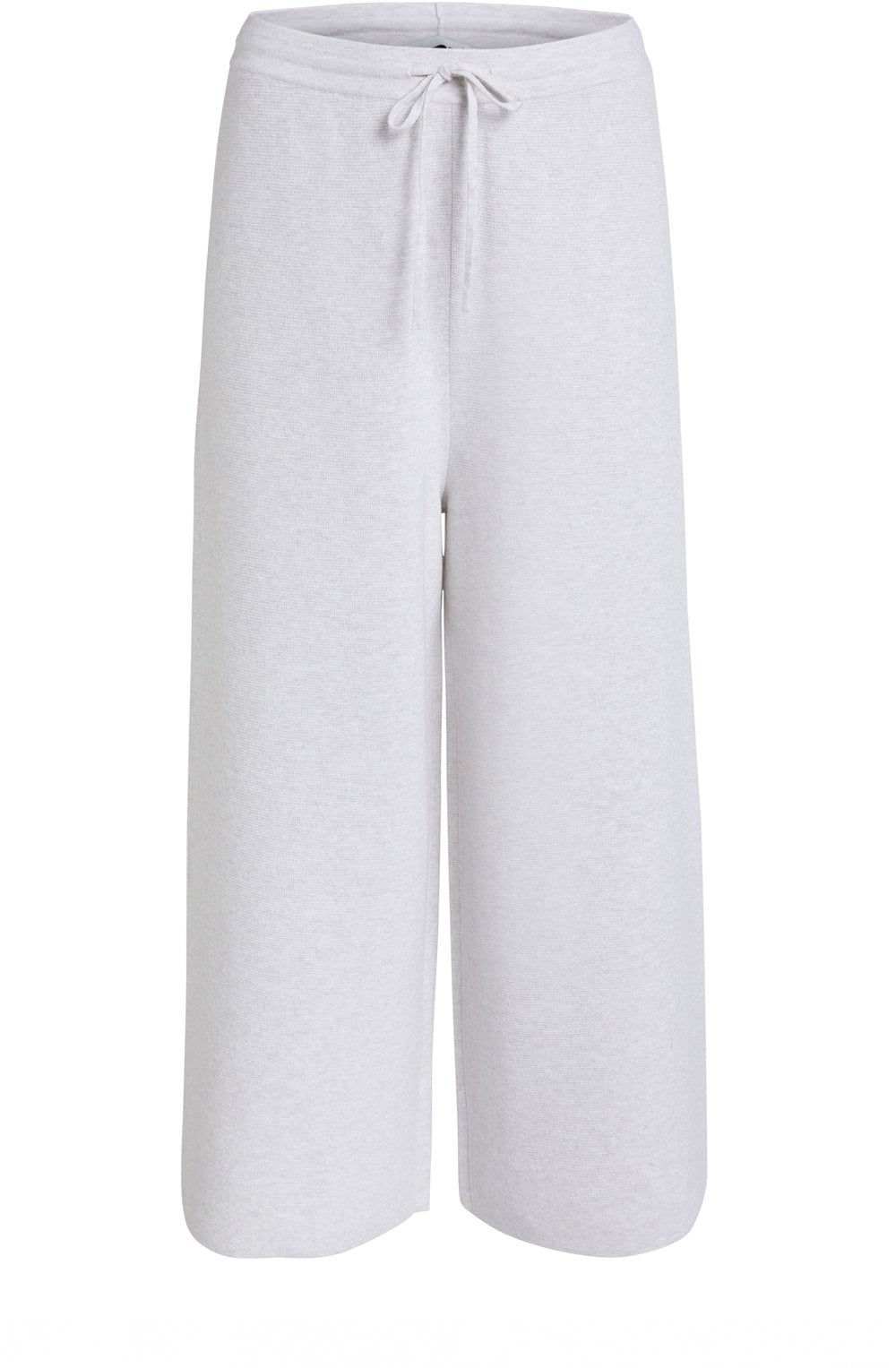 Fine Ribbed Knit Culottes