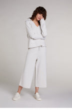 Fine Ribbed Knit Culottes