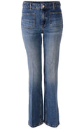 Flared Denim Jeans