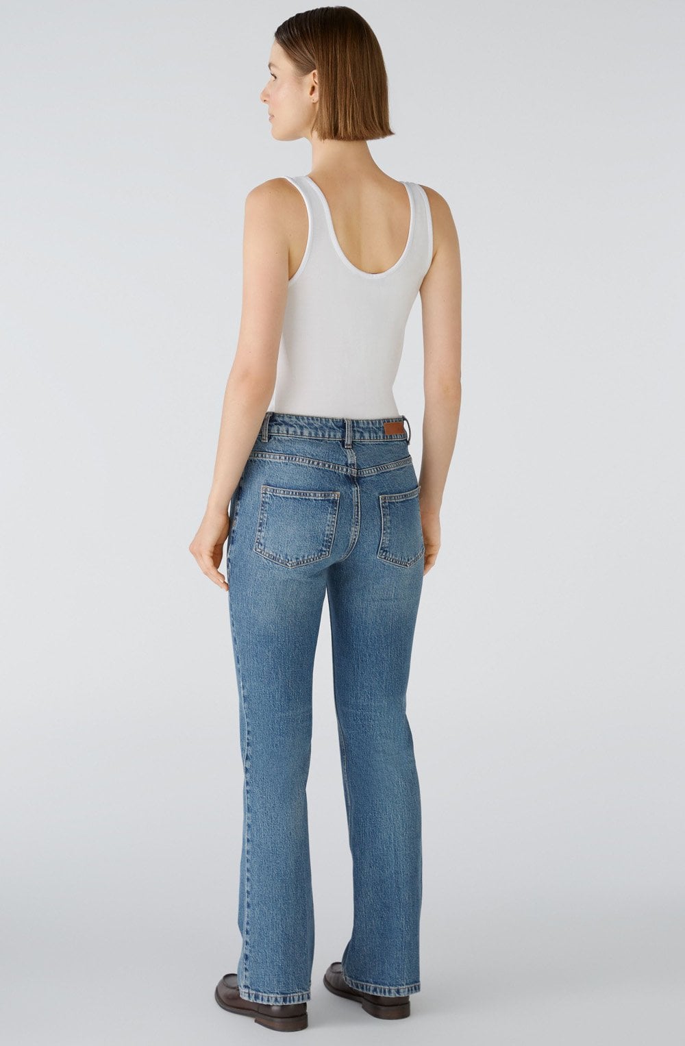 Flared Denim Jeans