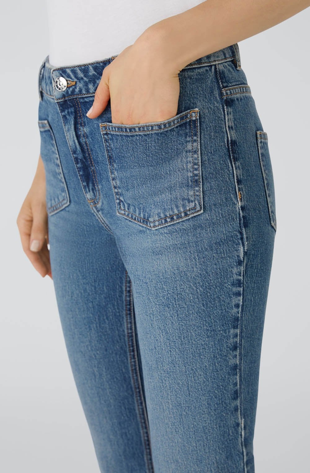 Flared Denim Jeans