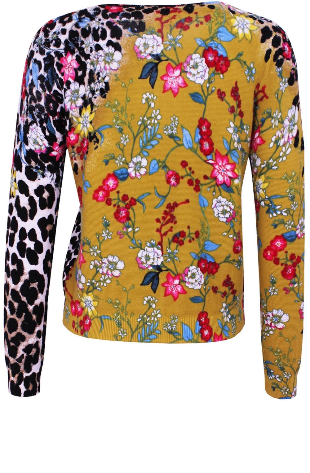 Floral & Animal Print Cardigan