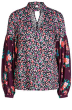 Floral Bell Sleeve Blouse
