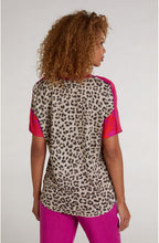 Floral Contrasting Print Top