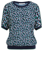 Floral Design Silky T shirt