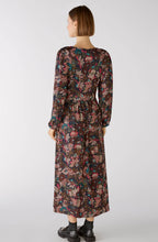 Floral Drawstring Chest Jersey Dress