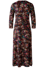 Floral Jersey Waisted Midi Dress