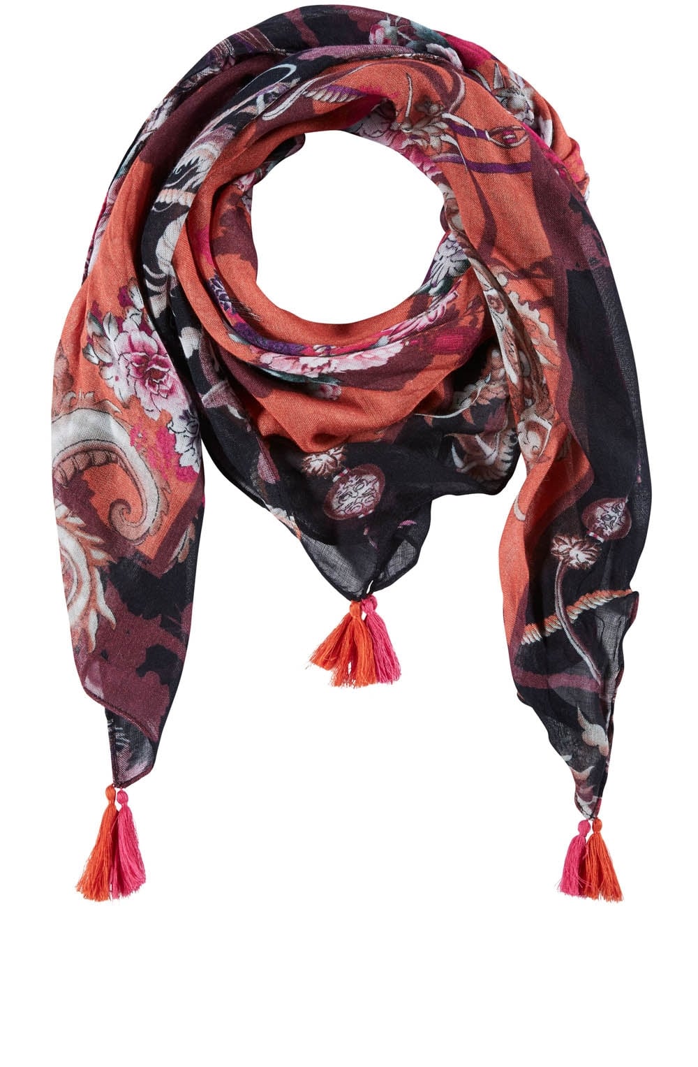 Floral Patterned Scarf