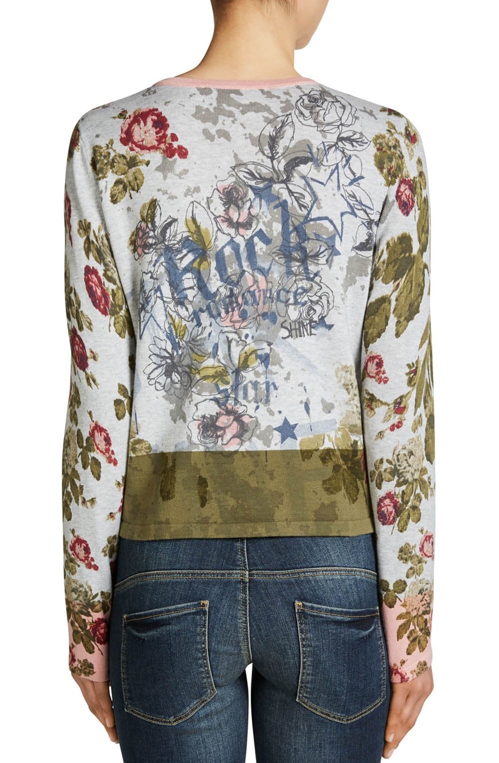 Floral Print Cardigan
