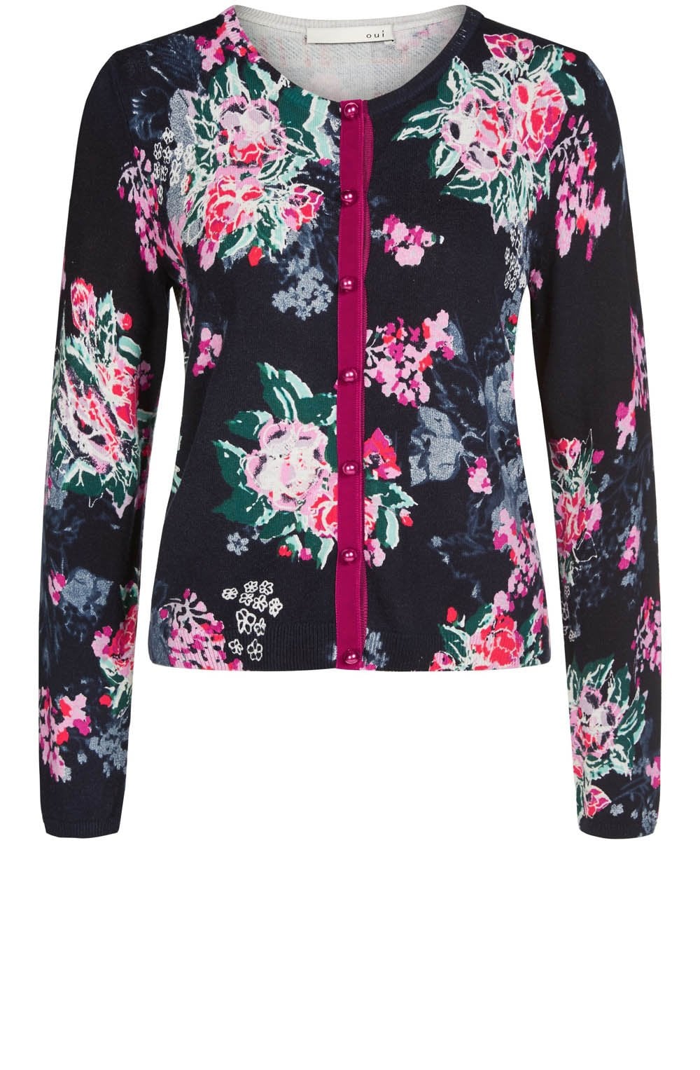 Floral Print Cardigan