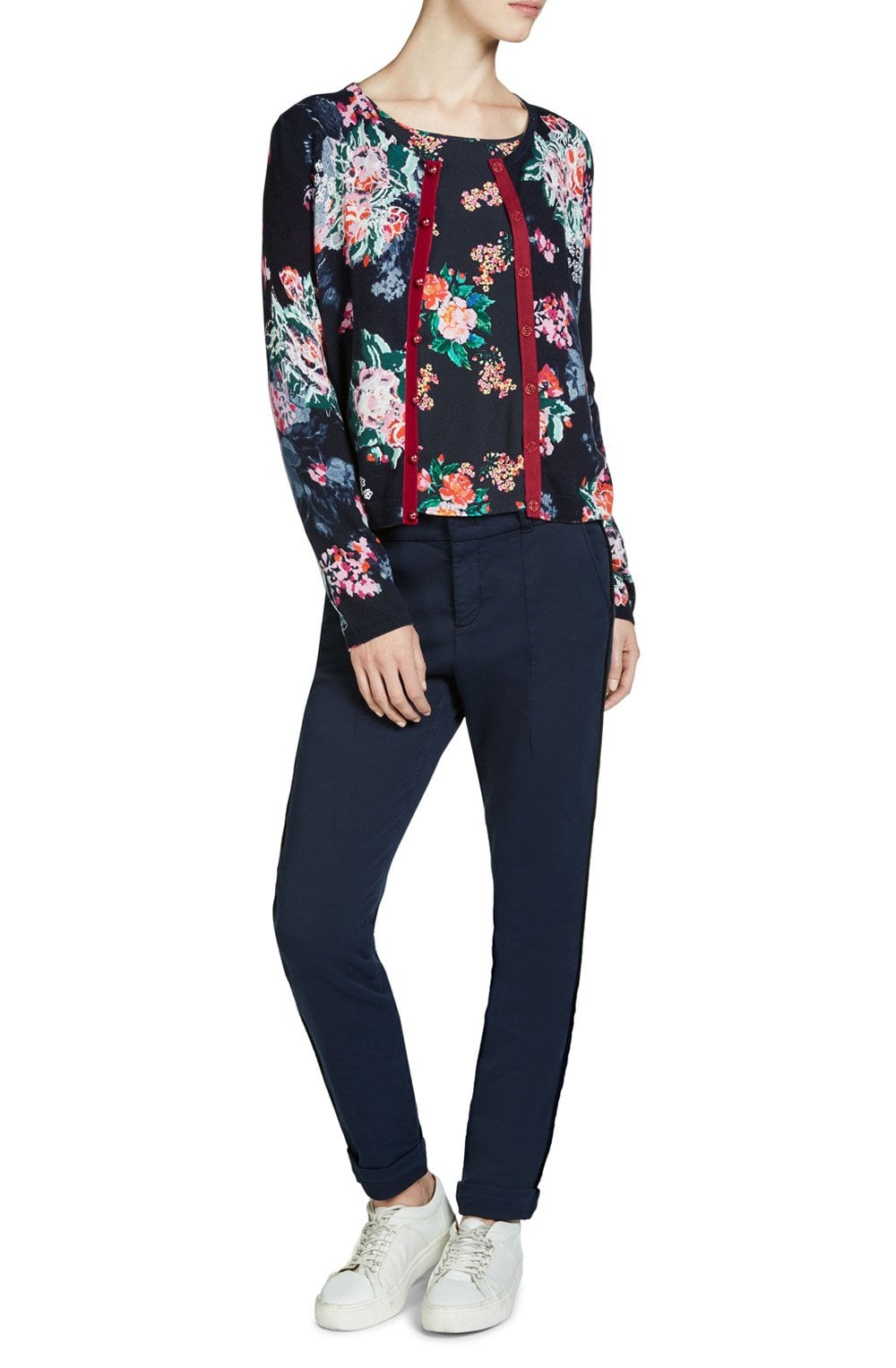 Floral Print Cardigan