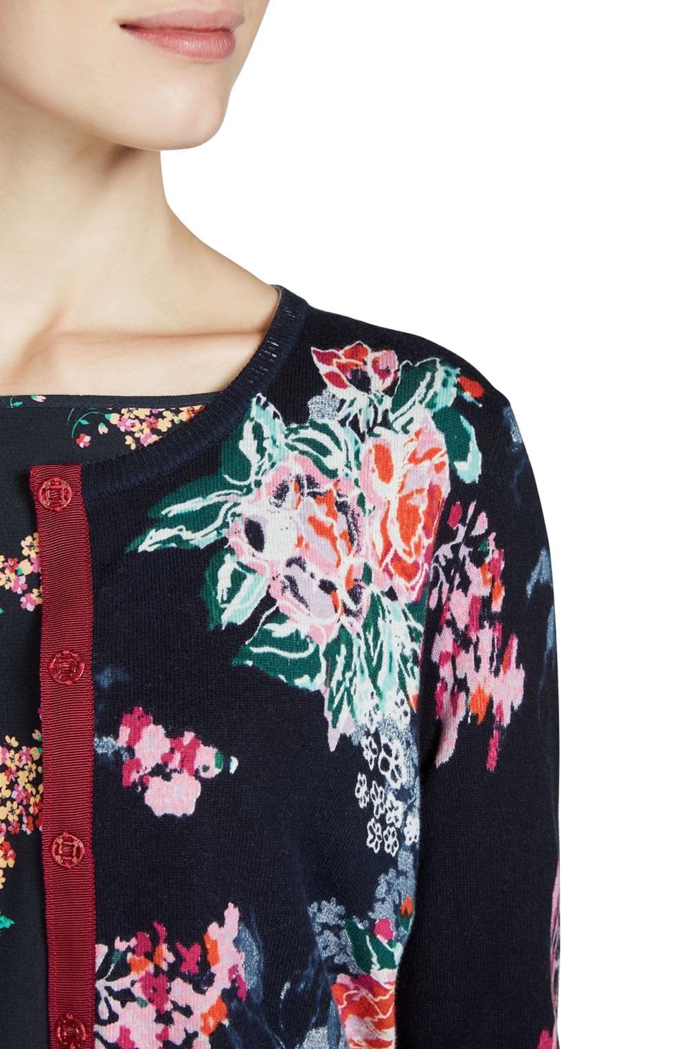 Floral Print Cardigan