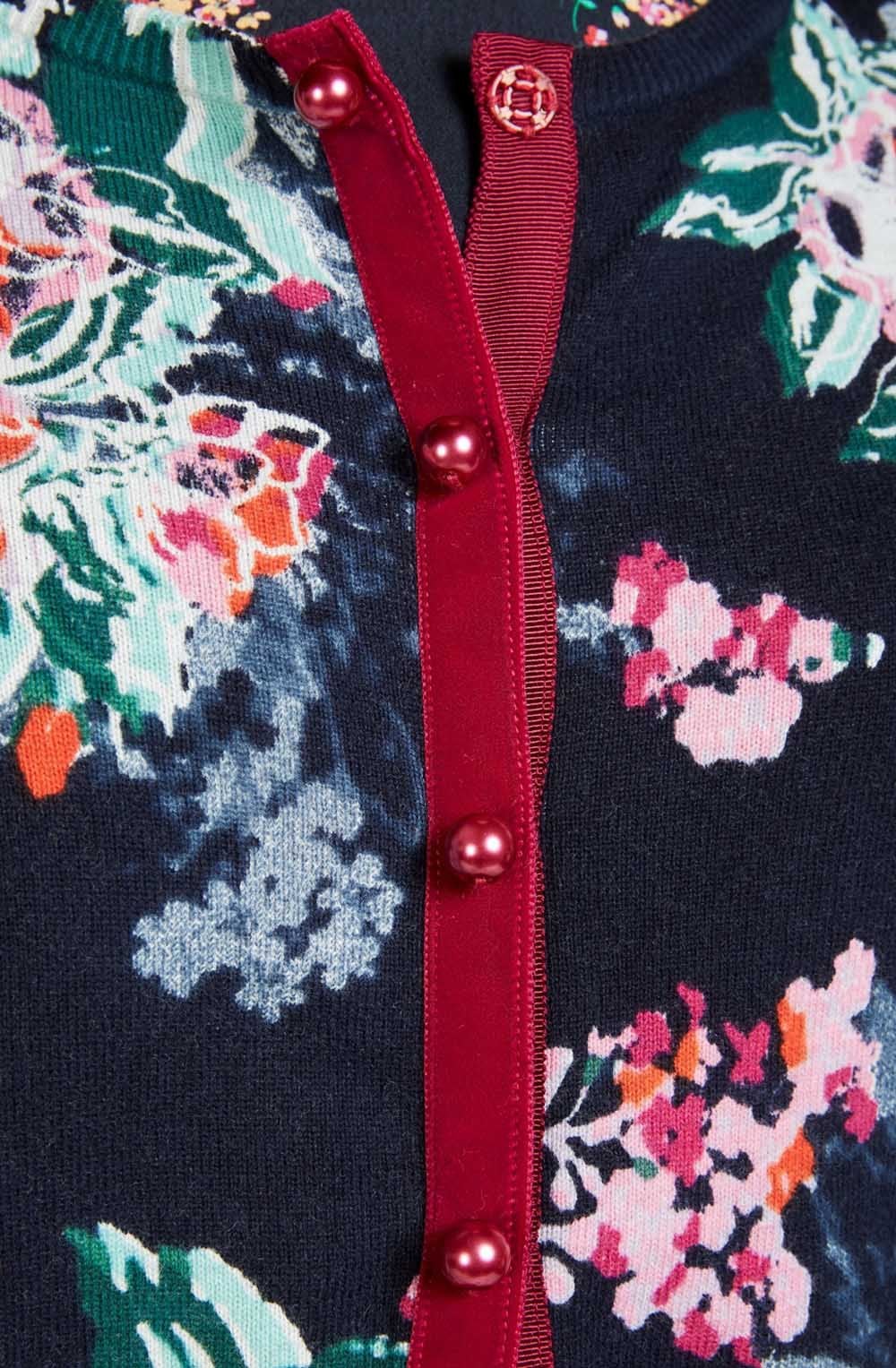 Floral Print Cardigan