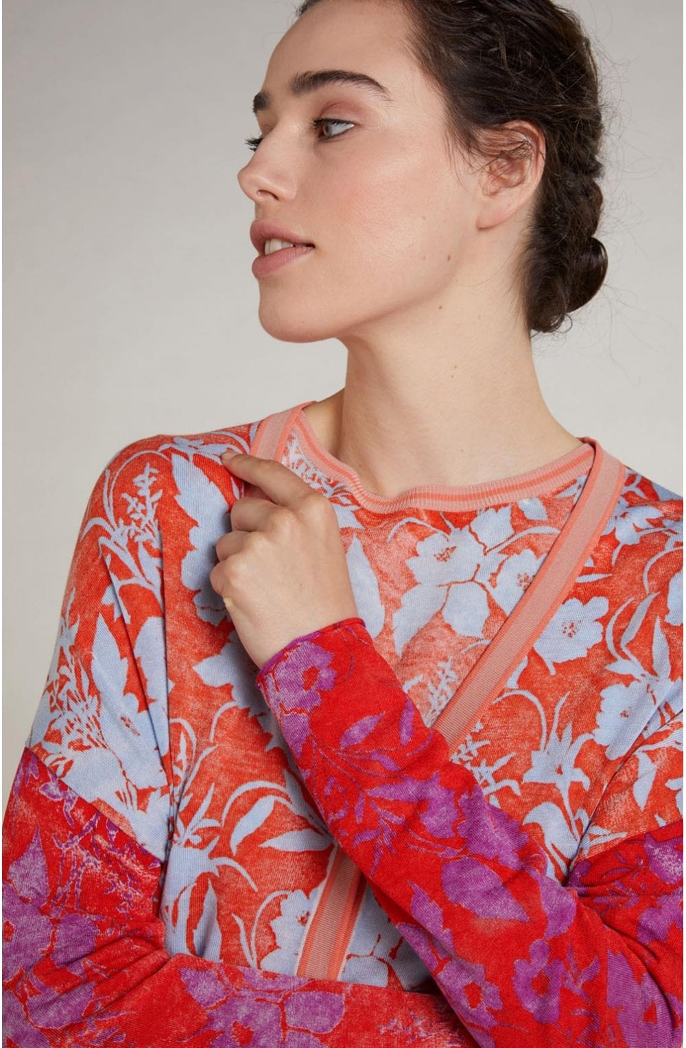Floral Print Cardigan