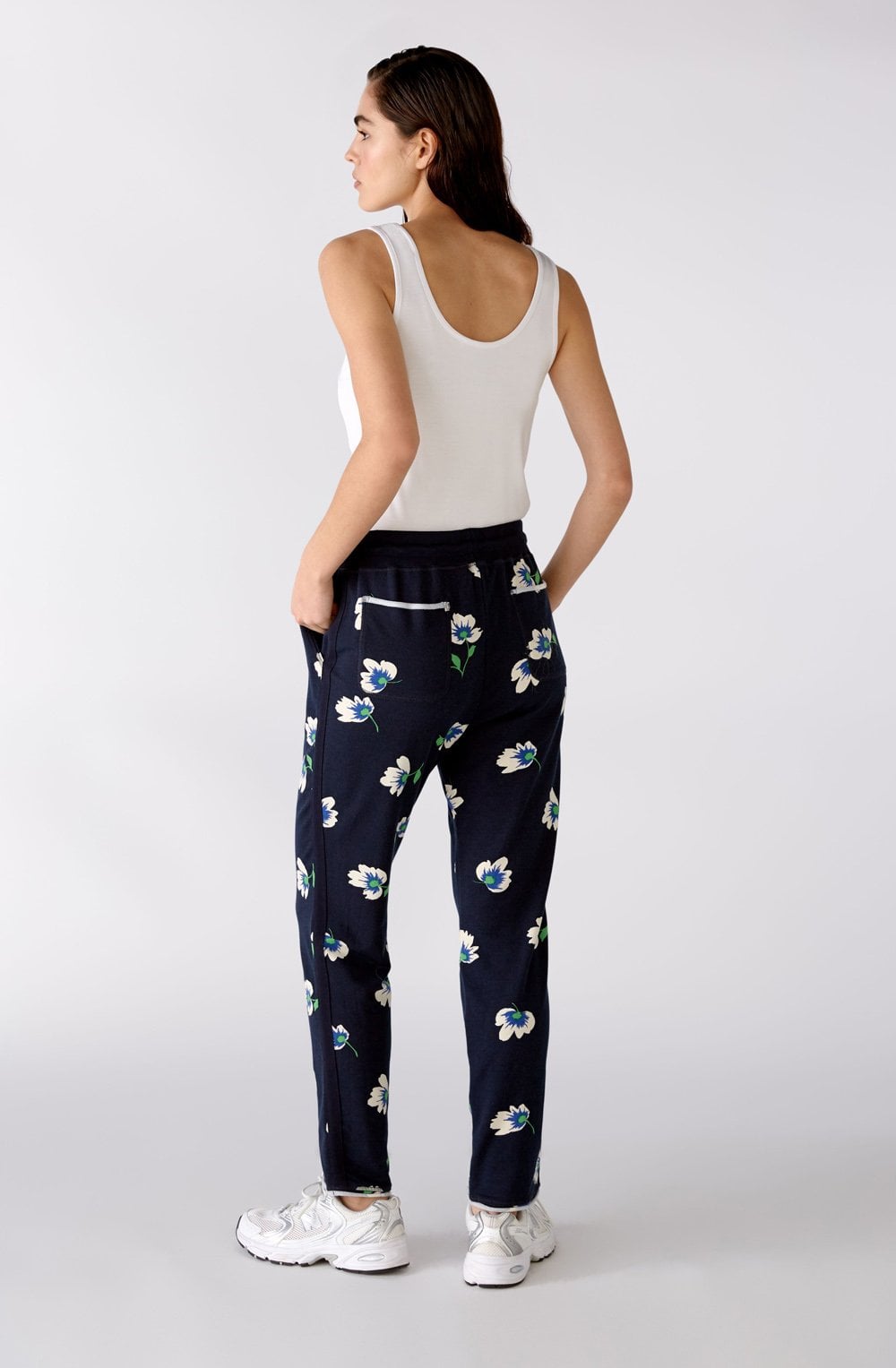 Floral Print Casual Trousers