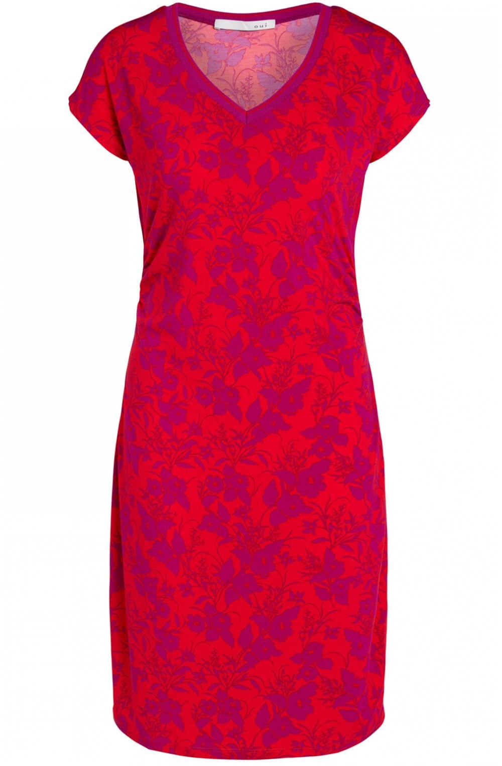 Floral Print Jersey Dress