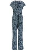 Floral Print Jersey Jumpsuit