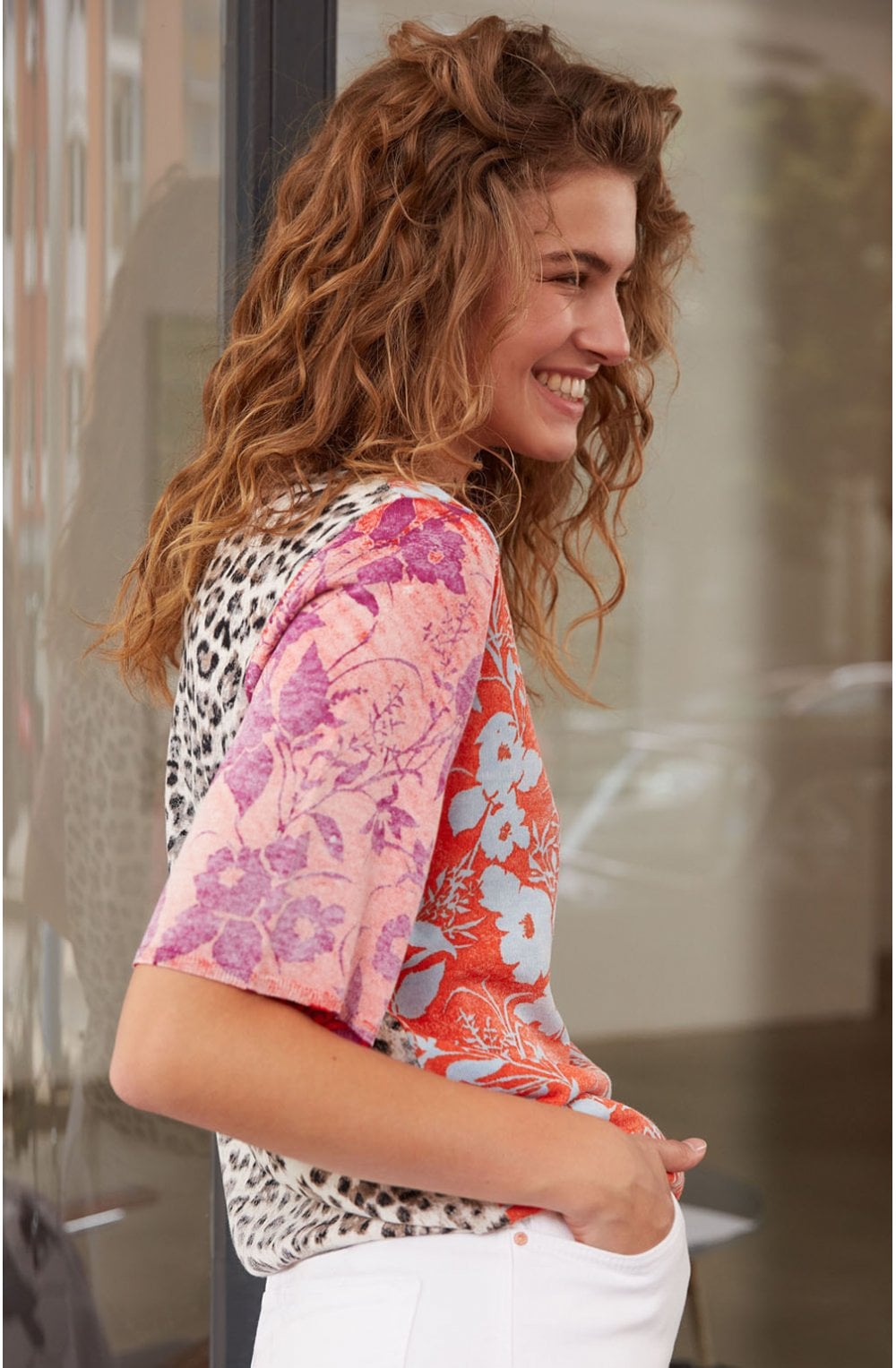 Floral Print Jumper