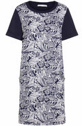Floral Print Linen Dress