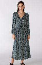 Floral Print Ruched Jersey Dress