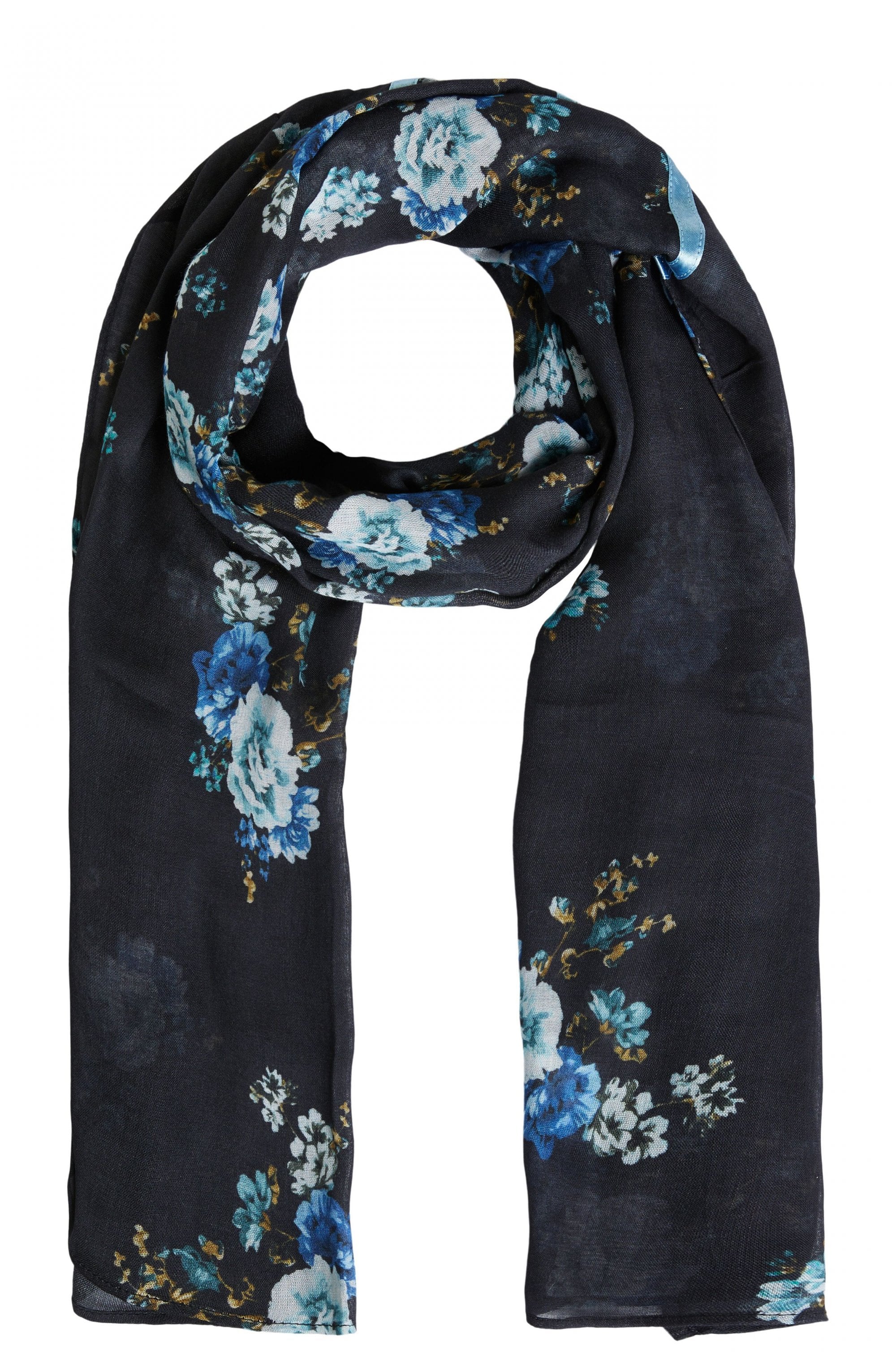 Floral Print Scarf