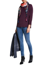 Floral Print Square Scarf