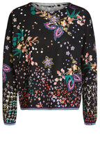 Floral Print Sweater