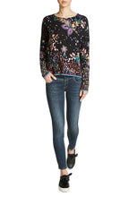 Floral Print Sweater