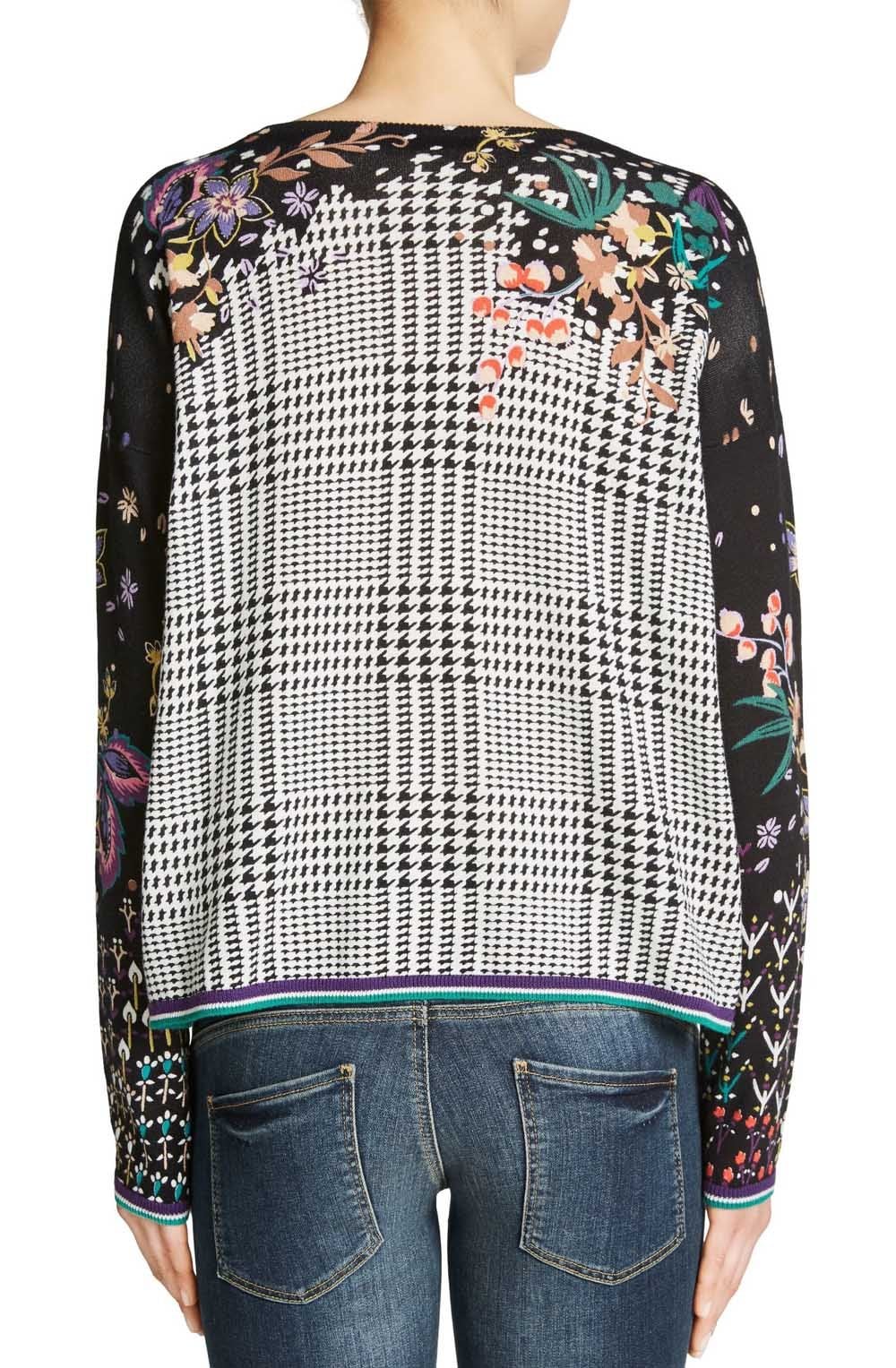Floral Print Sweater